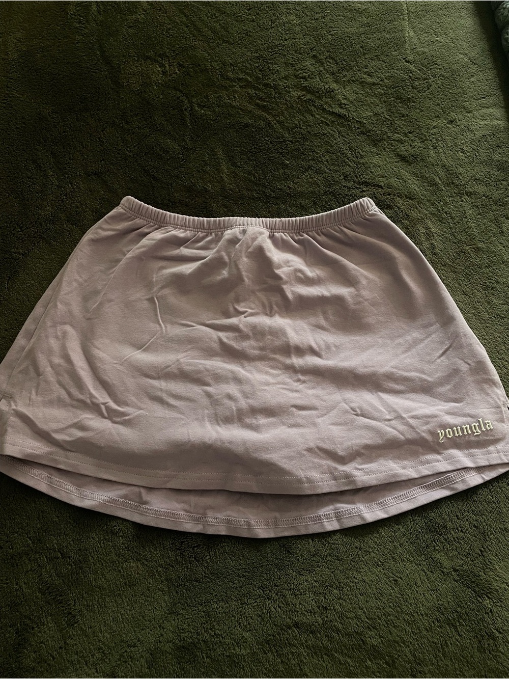 YoungLA Light Lavender Mini Skirt